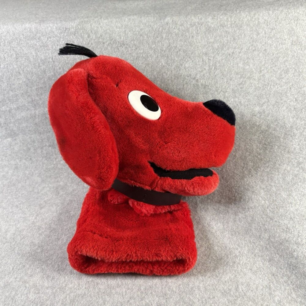 Vtg 1990 Clifford The Big Red Dog Plush Hand Puppet, Dakin‎ Norman Bridwell